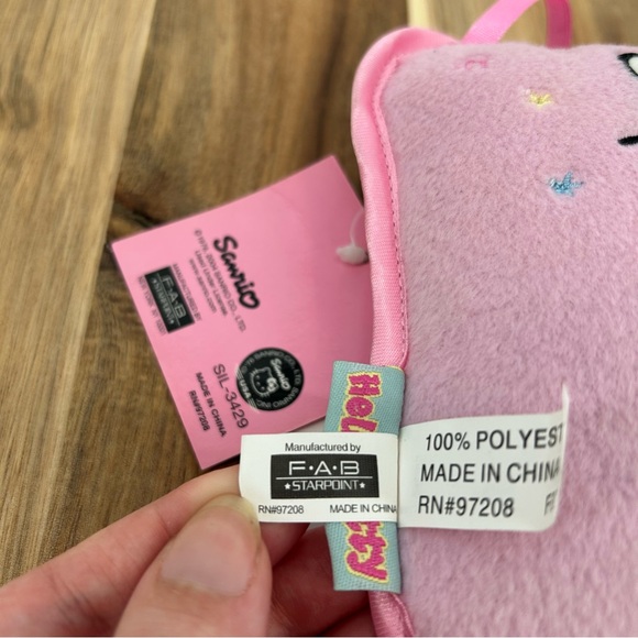 NWT Y2K Hello Kitty Plush Double Sided Door Hanger *READ STAINS* - Picture 11 of 14